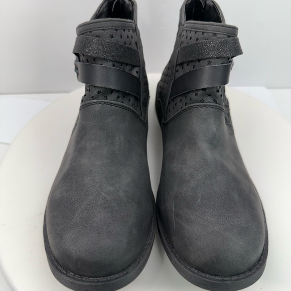 Blowfish Malibu Girls Keeping Up-k Ankle Boot Booties Charcoal Smoke Gray Sz 6 - Picture 3 of 11